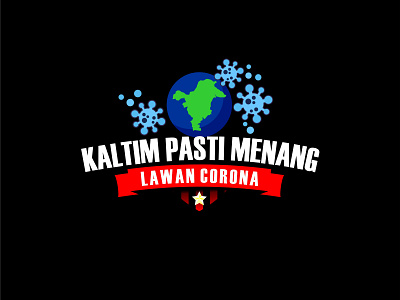 KALTIM PASTI MENANG design flat graphic design logo vector