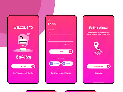 Drink App Design