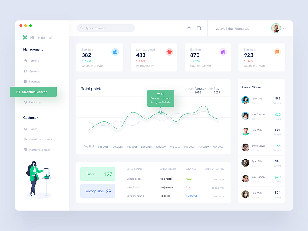 Background data center by Stonely C. on Dribbble