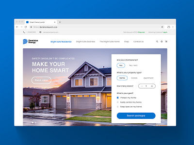 Smart Home Landing Page