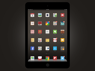 FlatNeue iPad flat flatneue icon ipad theme