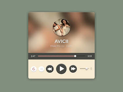 Momonosuke UI (Music Player) music player ui kit user interface