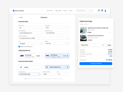 DailyUI - Payment Page