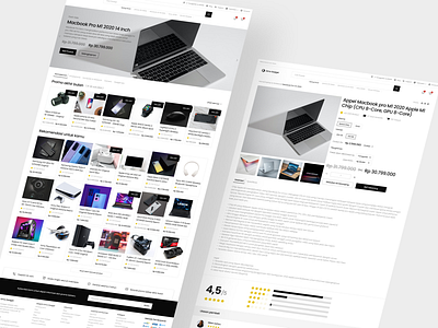 DIMS Gadget - Online Shop Web Page design figma graphic design ui ui design uiux ux web design