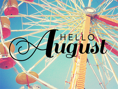 Hello August august design graphic love photofyapp summer type typography
