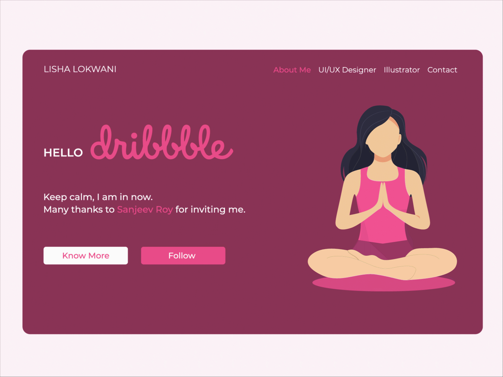 Hello Dribbble