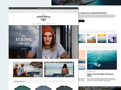 Envy Stockholm adverts blog blog posts ecommerce fashion instagram minimal shop shopify store surfer