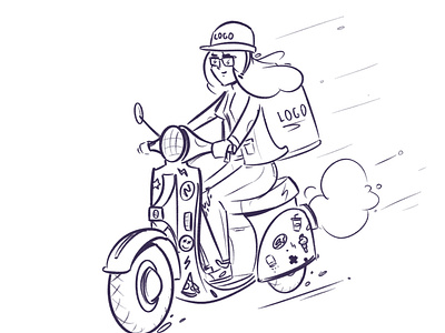 Scooter by Felic Art on Dribbble