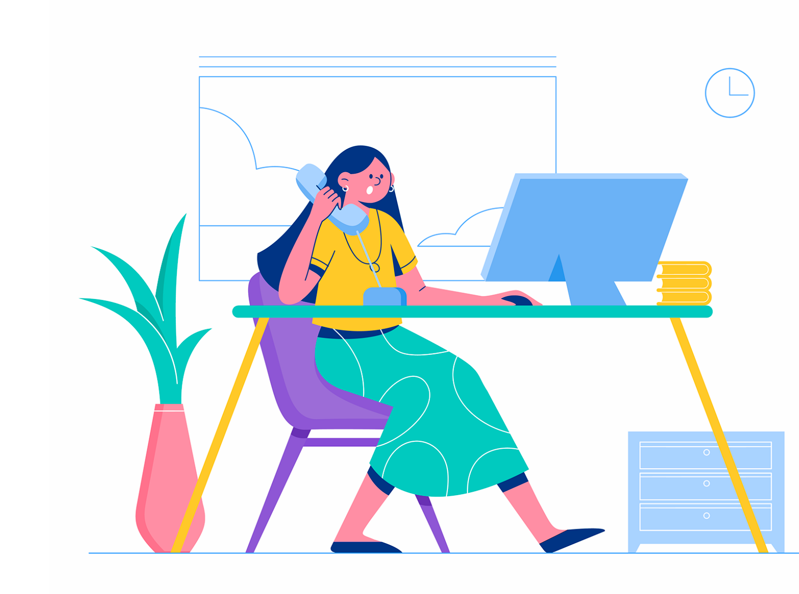 Office by Felic Art on Dribbble