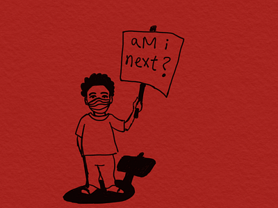 Am I Next ? doodle illustration sketch