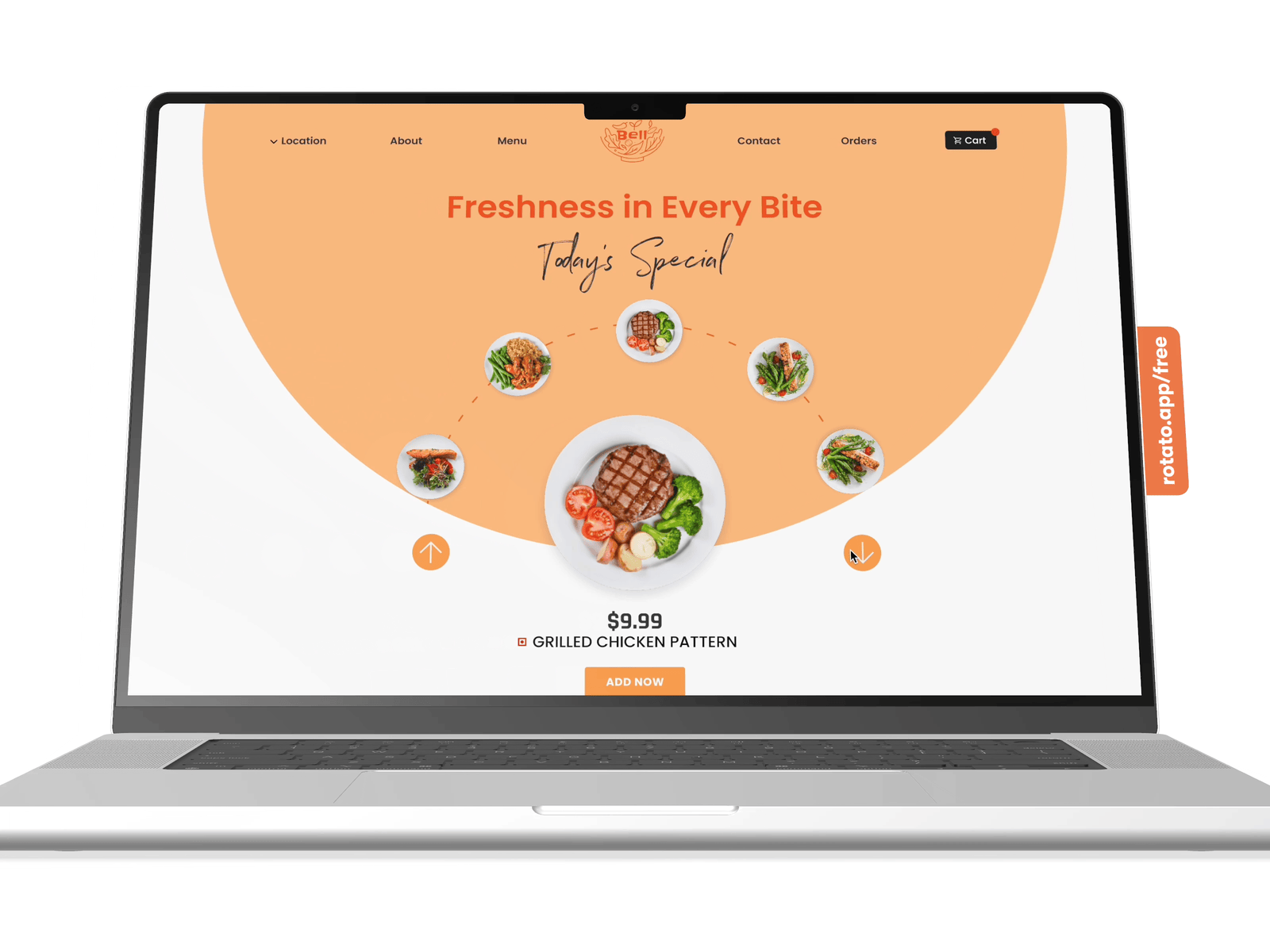 Modern Food Delivery Website
