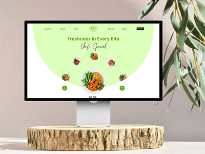 Fresh Food Delivery website design design food delivery product design ui ui ux ux web design