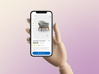 Modern Furniture App Design