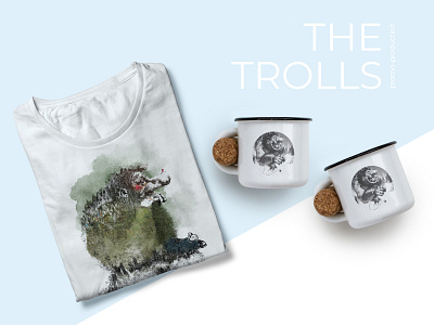 The trolls promo-production art design illustration nordic promo trolls