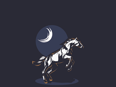 Horse design graphic design illustration vector