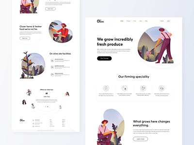 Olive Landing Page