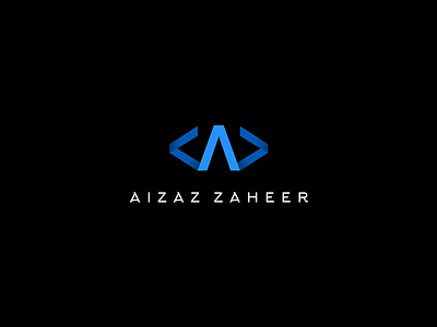 aizaz zaheer logo animation app branding design flat icon illustration illustrator lettering logo logo design minimal type typography ui ux vector website