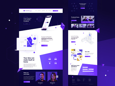 Frontend House Landing Page