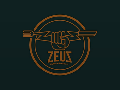 Zeus Coffee & Breakfast logo illustrator logo logodesign restaurantlogo vector vectorlogo