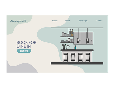 Landing Page for dine in restaurant flatdesign illustration illustrationwork illustrator vector vectoraldesign vectorartwork vectordesign vectorillustration