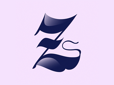 Z for 36DaysOfType 36daysoftype blackletter illustration lettering typography vector