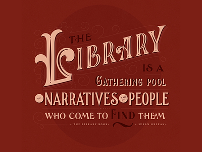 Library handlettering lettering library quote type typography vector