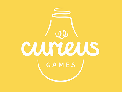 Curieus Games Logo Redesign handmade logo lettering logo logo design logo redesign logotype type typography