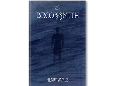 The Brooksmith by Henry James book cover design handlettering illustrated cover illustration lettering