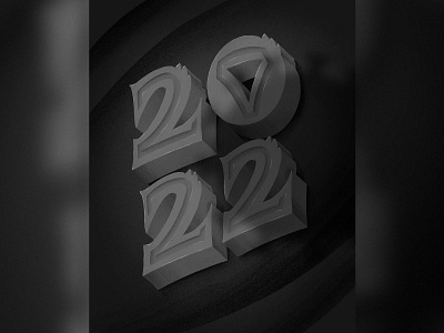 2022 2022 3d type hand lettering illustration lettering noir type typography