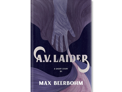 A.V.Leider by Max Beerbohm Book Cover book cover design illustration lettering typography