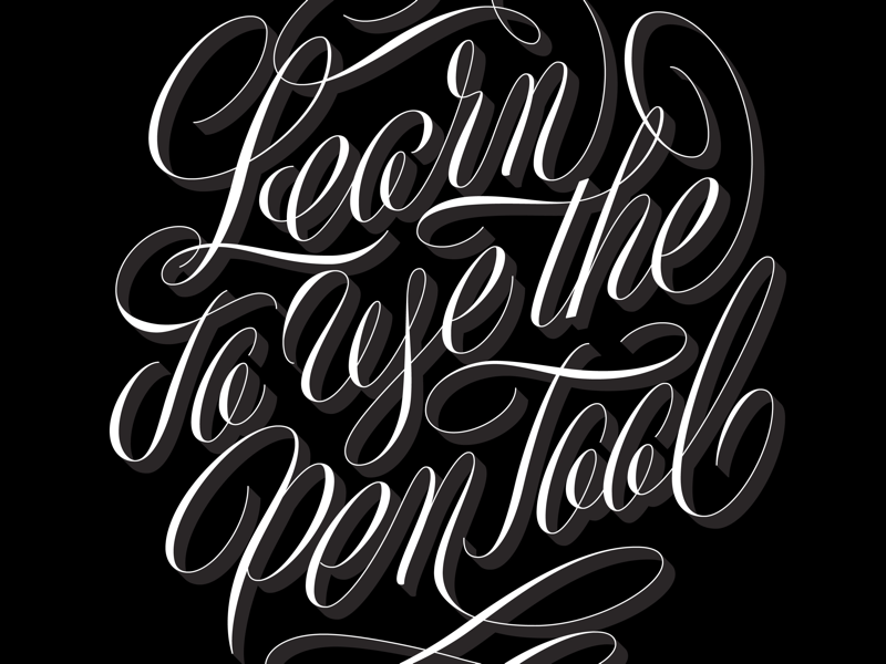 Learn to use the pen tool vector pen tool handlettering letters typography type lettering