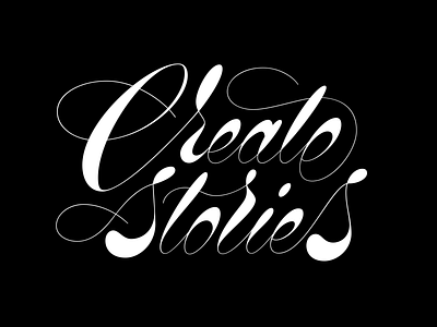 Create Stories Lettering hand lettering handlettering lettering letters script type typography