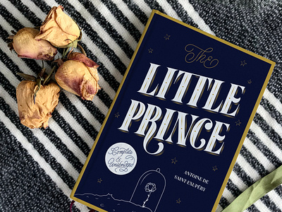 The Little Prince • Personal Book Cover Project book book art book cover book cover design book covers hand lettering illustration lettering letters type typography