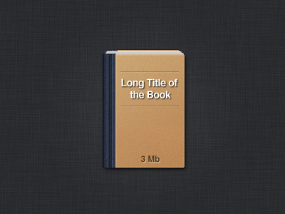 Book icon for iOS Project