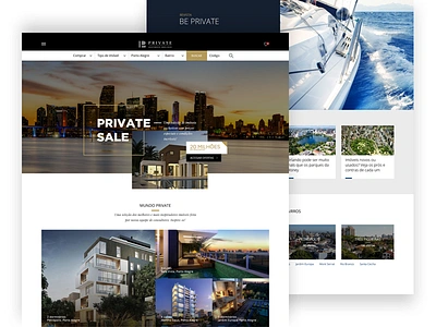 Luxury Real Estate Landing Page design estate homes landing luxury page properties real realty ui