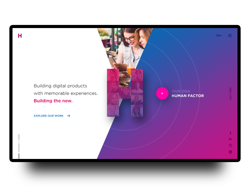Agency Landing Page Concept landing page digital agency design web ux ui daily creative concept