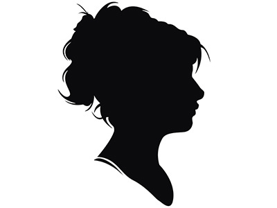 Buffy Summers Silhouette Portrait celebrity illustration portrait silhouette vector