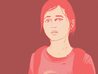 The Last Of Us - Ellie ellie illustration joel last of us playstation vector video game