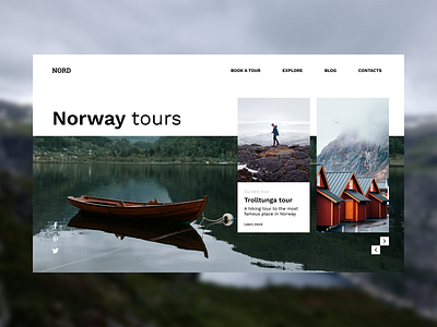 Norway tours landing page