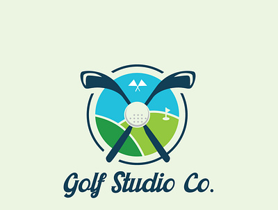 Golf Studio logo brand and identity logo design business logo design creative logo custom logo design graphic design minimal logo design modern logos professional logo design ui versatile logo design
