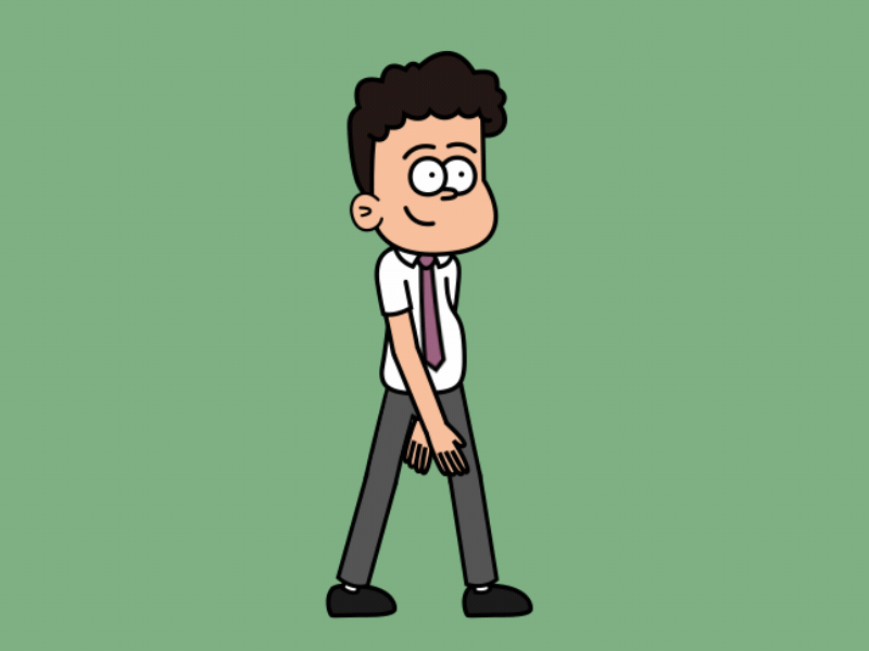 Animated business man