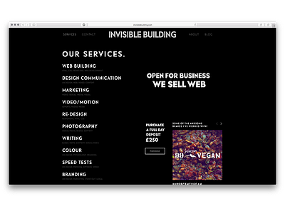 Invisible Building - Website
