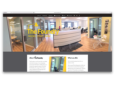 The Foundry - Website branding css html the foundry belfast website