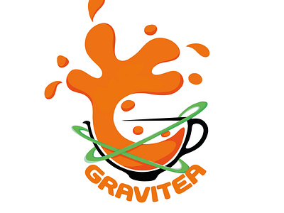 Gravitea Logo art artist artwork brand branddesign branding design designer digitalart illustration logo szymonnowotny