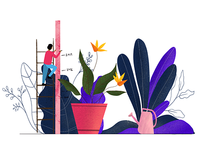 Growth adobe illustrator design growth illustration vector