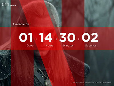 Daily UI N°14 : Countdown Timer