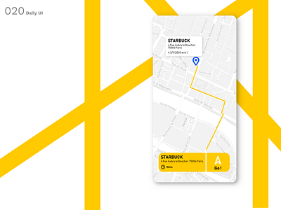 Daily UI N °20 : Location Tracker