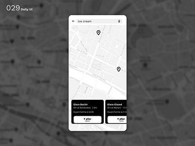 Daily UI N°29 : Map