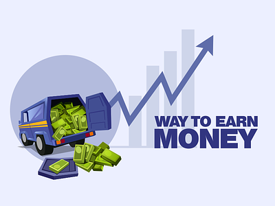 Money Vehicle finance illustration