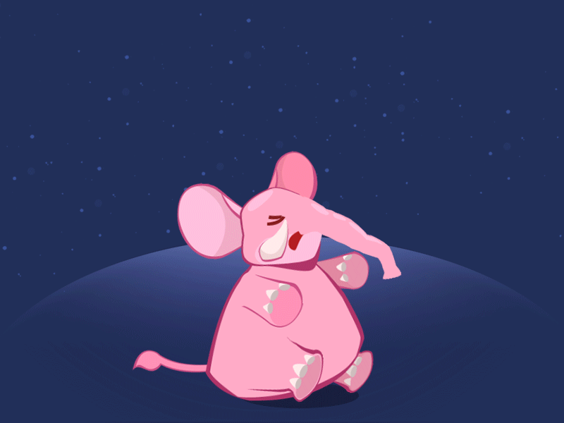 Pink Elephant animation